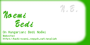 noemi bedi business card