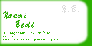 noemi bedi business card